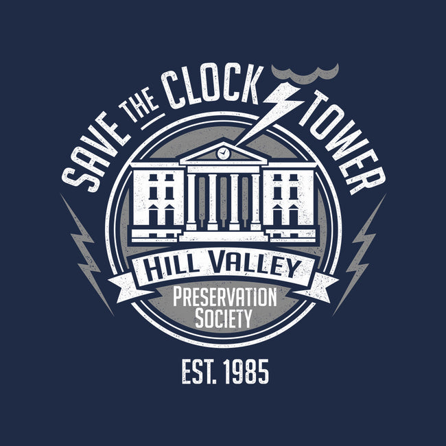 Hill Valley Preservation Society-womens off shoulder sweatshirt-DeepFriedArt