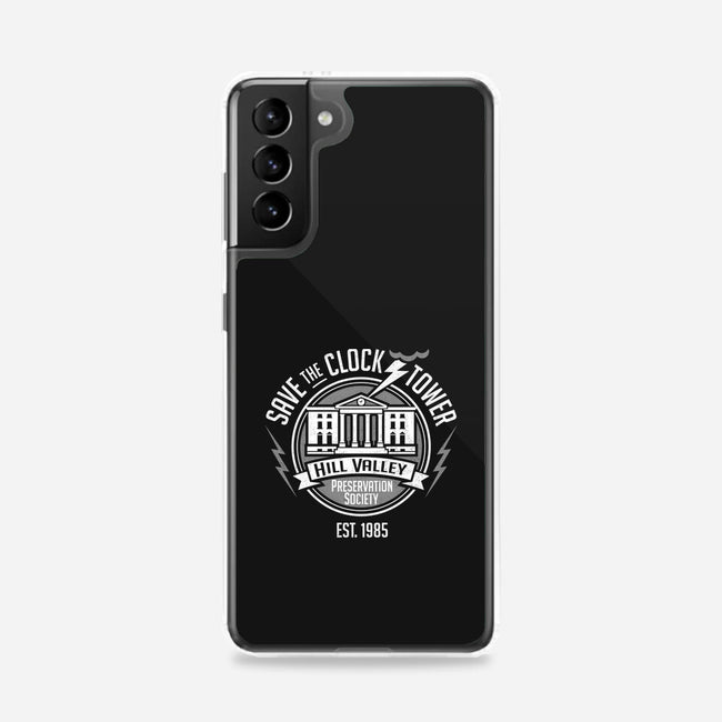 Hill Valley Preservation Society-samsung snap phone case-DeepFriedArt