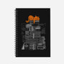 Hoard of Books-none dot grid notebook-tobefonseca