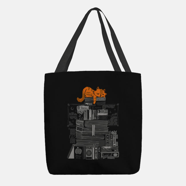 Hoard of Books-none basic tote-tobefonseca