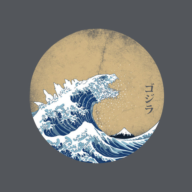 Hokusai Gojira-mens heavyweight tee-Mdk7