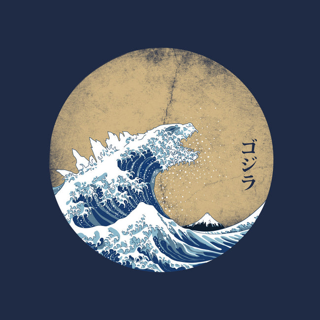 Hokusai Gojira-none glossy sticker-Mdk7