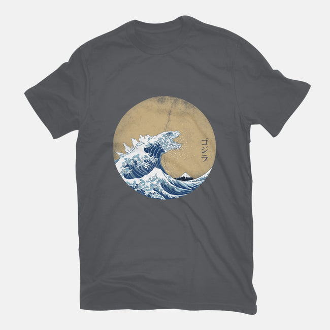 Hokusai Gojira-mens heavyweight tee-Mdk7