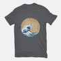 Hokusai Gojira-mens heavyweight tee-Mdk7