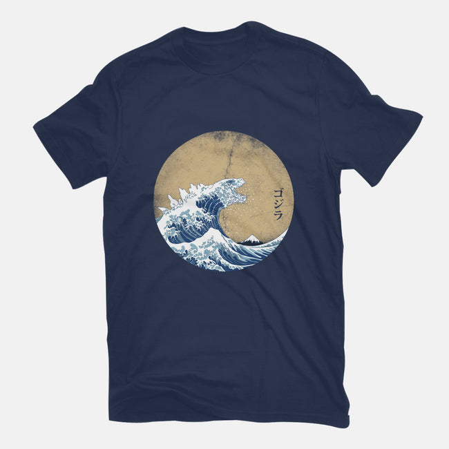 Hokusai Gojira-mens heavyweight tee-Mdk7