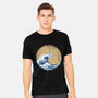 Hokusai Gojira-mens heavyweight tee-Mdk7
