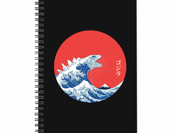 Hokusai Gojira-Variant