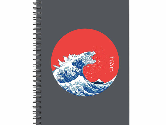 Hokusai Gojira-Variant