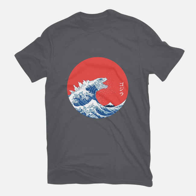 Hokusai Gojira-Variant-mens heavyweight tee-Mdk7