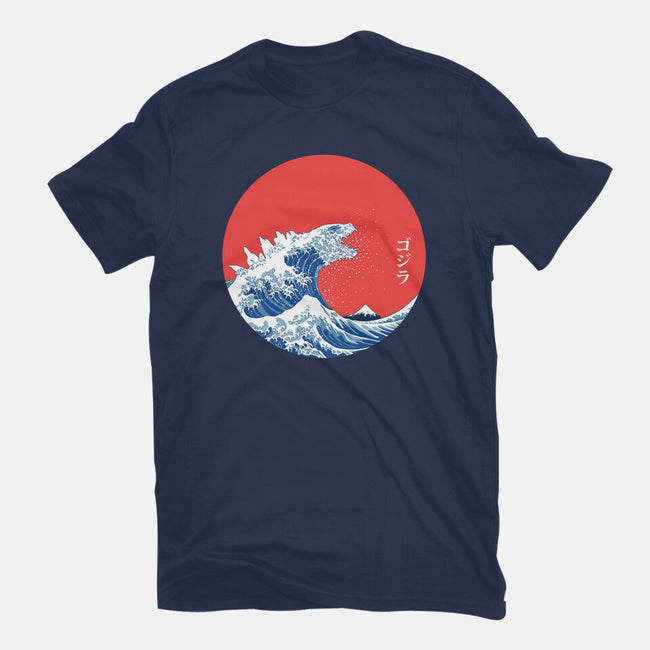 Hokusai Gojira-Variant-unisex basic tee-Mdk7