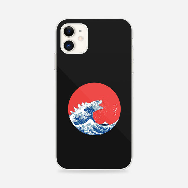 Hokusai Gojira-Variant-iphone snap phone case-Mdk7