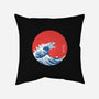 Hokusai Gojira-Variant-none non-removable cover w insert throw pillow-Mdk7