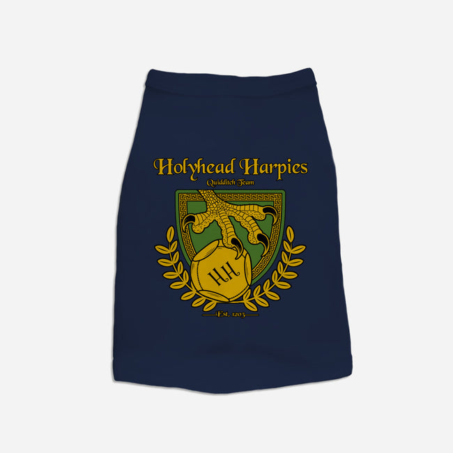 Holyhead Harpies-cat basic pet tank-IceColdTea