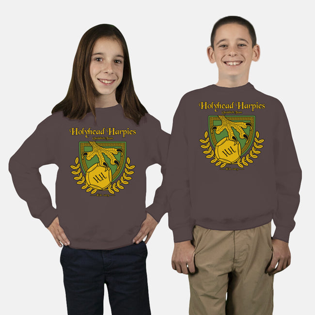 Holyhead Harpies-youth crew neck sweatshirt-IceColdTea