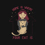 Home Is Where Your Cat Is-womens racerback tank-tobefonseca