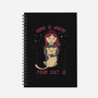 Home Is Where Your Cat Is-none dot grid notebook-tobefonseca