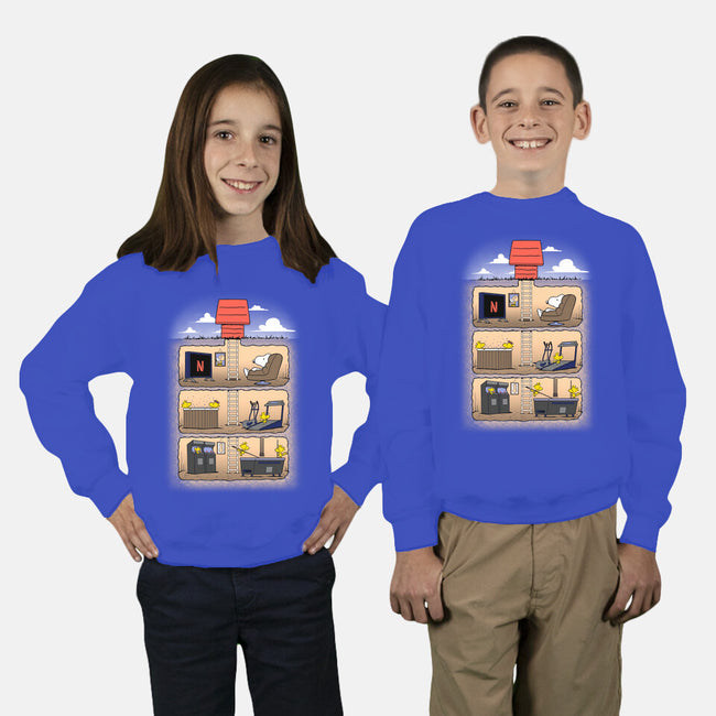 Home Sweet Home-youth crew neck sweatshirt-trheewood