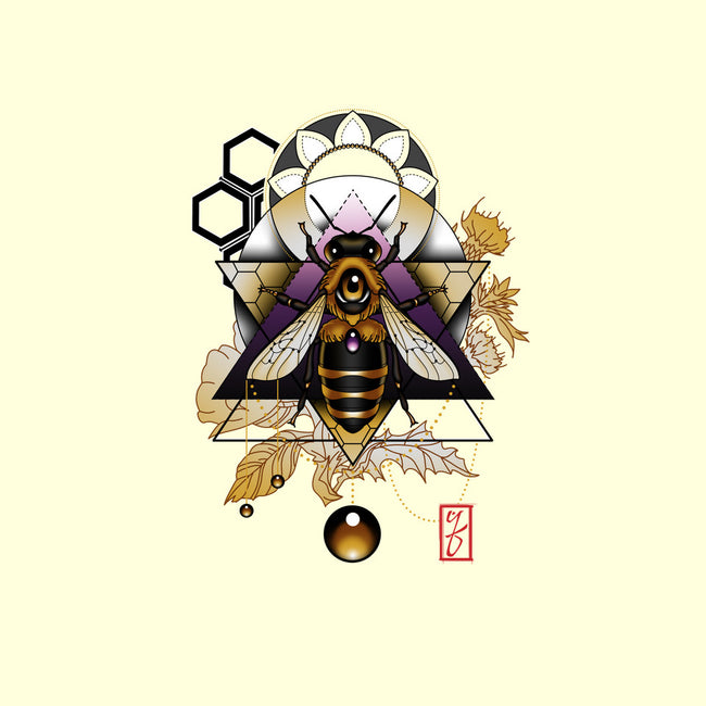 Honey Bee-womens off shoulder tee-etcherSketch