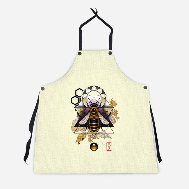 Honey Bee-unisex kitchen apron-etcherSketch