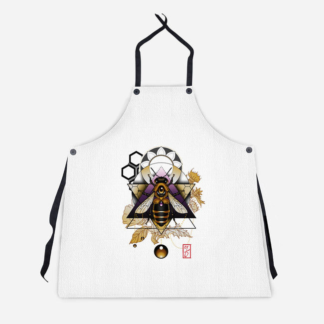 Honey Bee-unisex kitchen apron-etcherSketch
