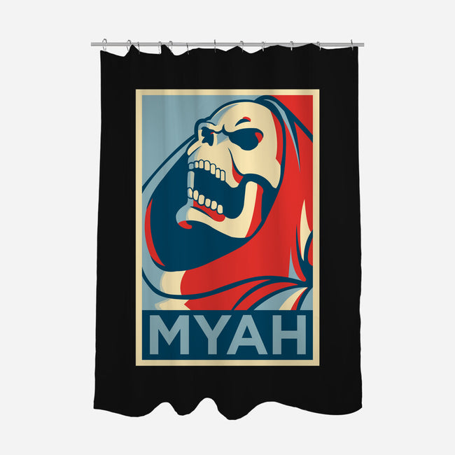 Hope for Myah-none polyester shower curtain-comicgeek82
