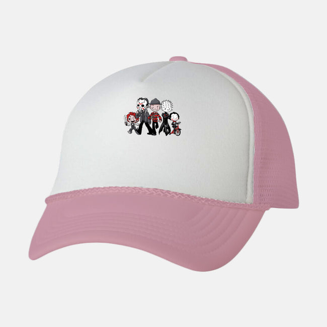 Horror BFFs-unisex trucker hat-DoOomcat
