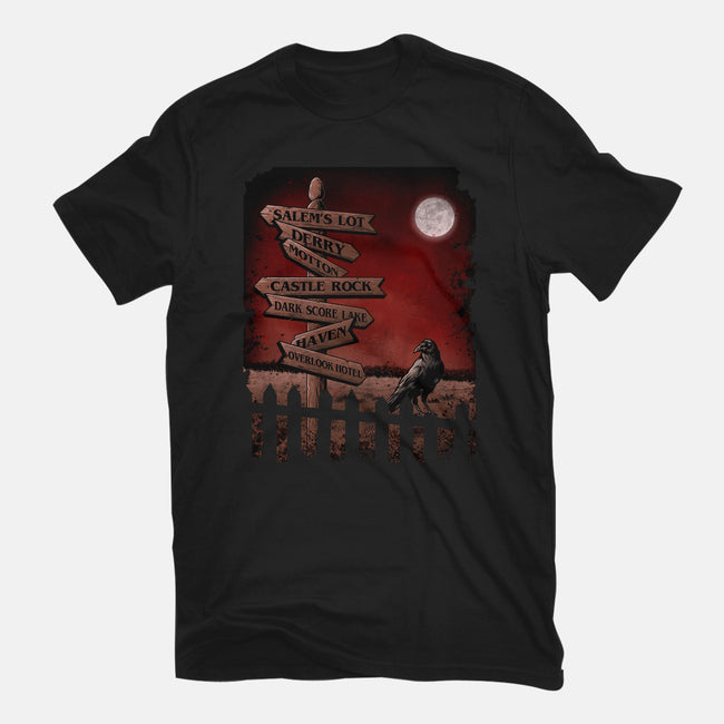 Horror Crossroads-mens heavyweight tee-saqman