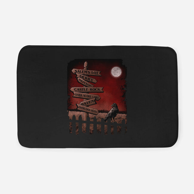 Horror Crossroads-none memory foam bath mat-saqman