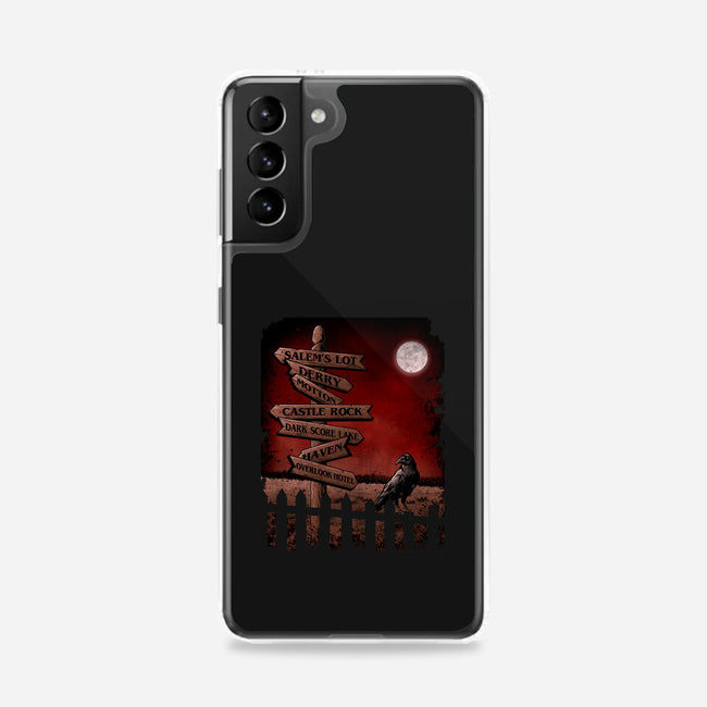 Horror Crossroads-samsung snap phone case-saqman