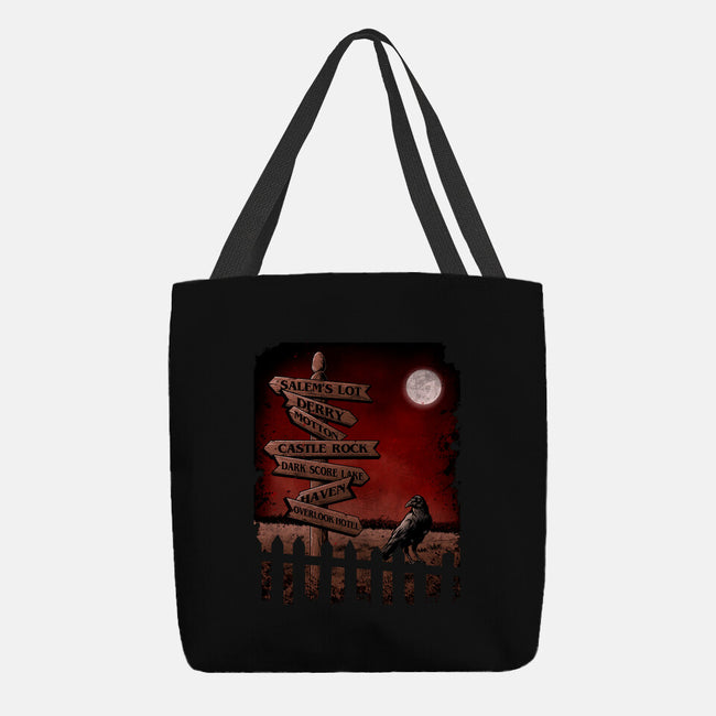 Horror Crossroads-none basic tote-saqman