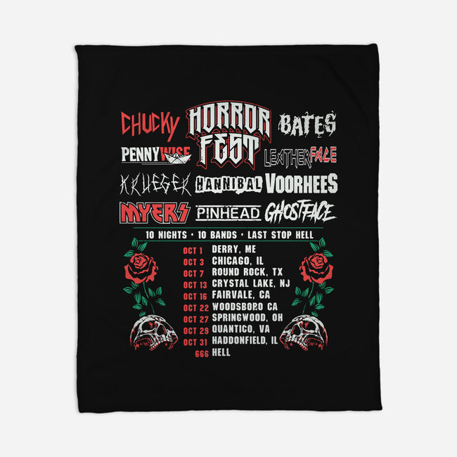 Horror Fest-none fleece blanket-CoD Designs