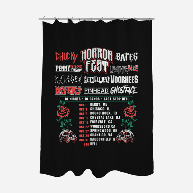 Horror Fest-none polyester shower curtain-CoD Designs
