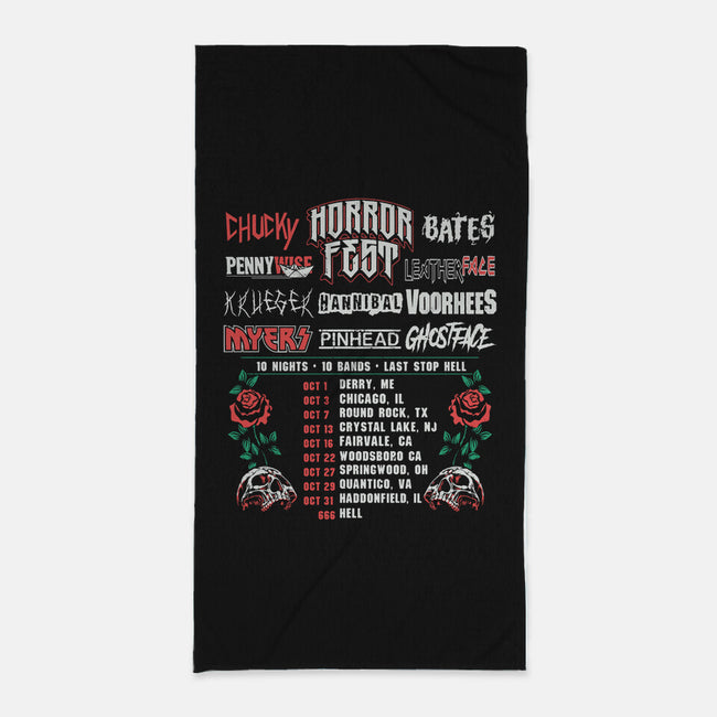 Horror Fest-none beach towel-CoD Designs