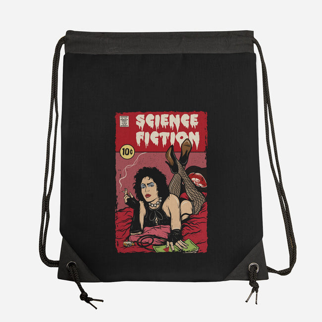 Horror Fiction-none drawstring bag-Green Devil
