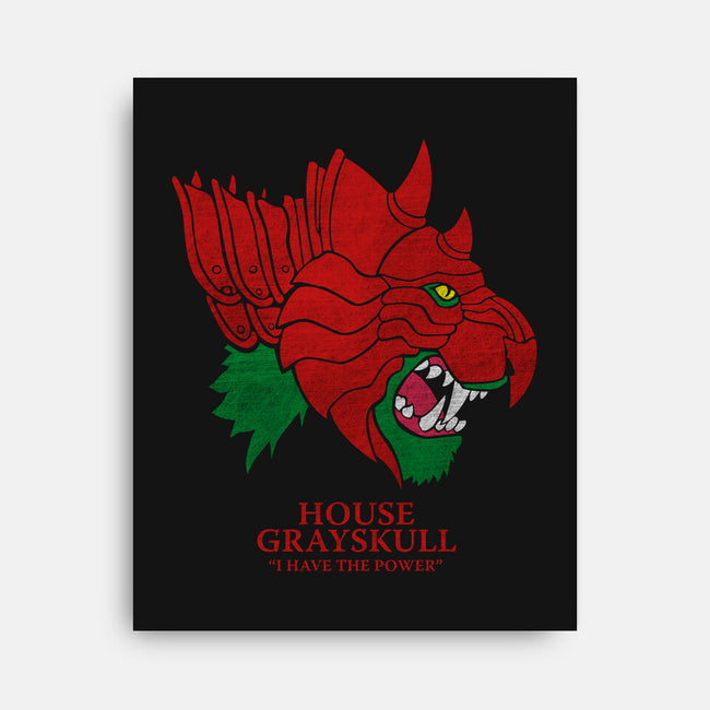 House Grayskull-none stretched canvas-Melonseta