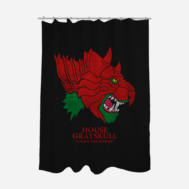 House Grayskull-none polyester shower curtain-Melonseta