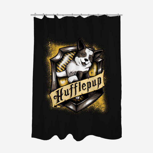House Hufflepup-none polyester shower curtain-DauntlessDS