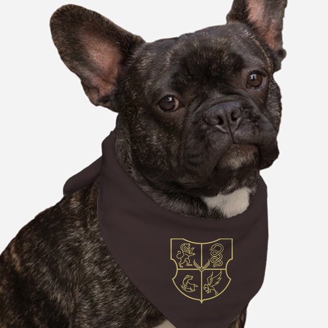 House Shield-dog bandana pet collar-spike00