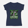 House Slobberin-womens v-neck tee-DauntlessDS