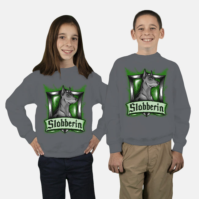 House Slobberin-youth crew neck sweatshirt-DauntlessDS