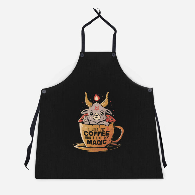 How I Like My Coffee-unisex kitchen apron-eduely