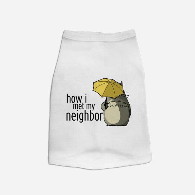 How I Met My Neighbor-dog basic pet tank-beware1984