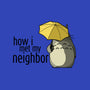 How I Met My Neighbor-none stretched canvas-beware1984