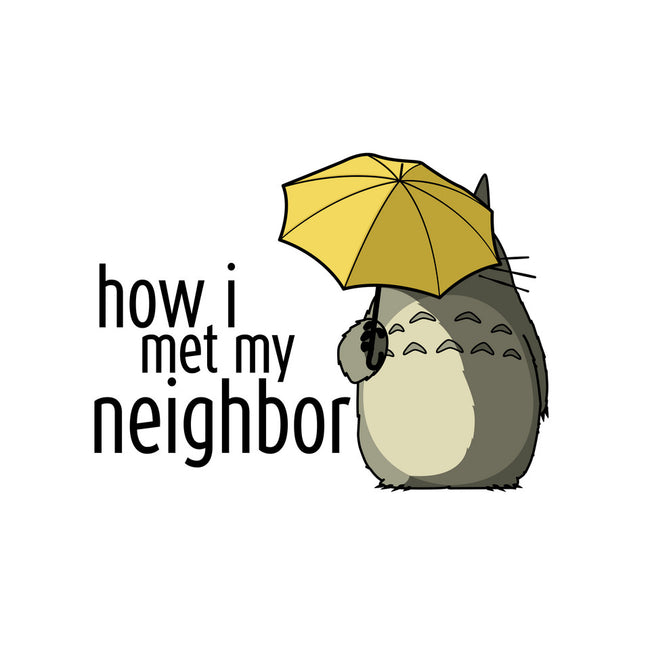 How I Met My Neighbor-none stretched canvas-beware1984
