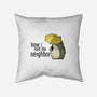 How I Met My Neighbor-none removable cover w insert throw pillow-beware1984