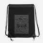Hug Division-none drawstring bag-bleee