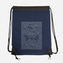 Hug Division-none drawstring bag-bleee