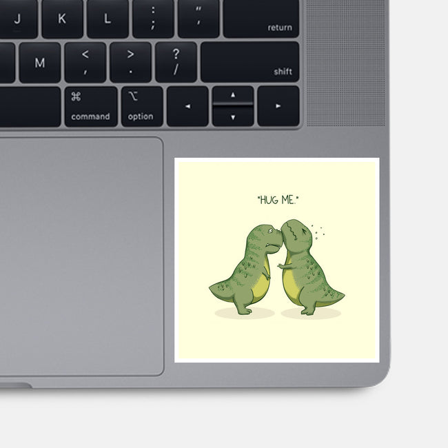 Hug Me-none glossy sticker-AlanBao