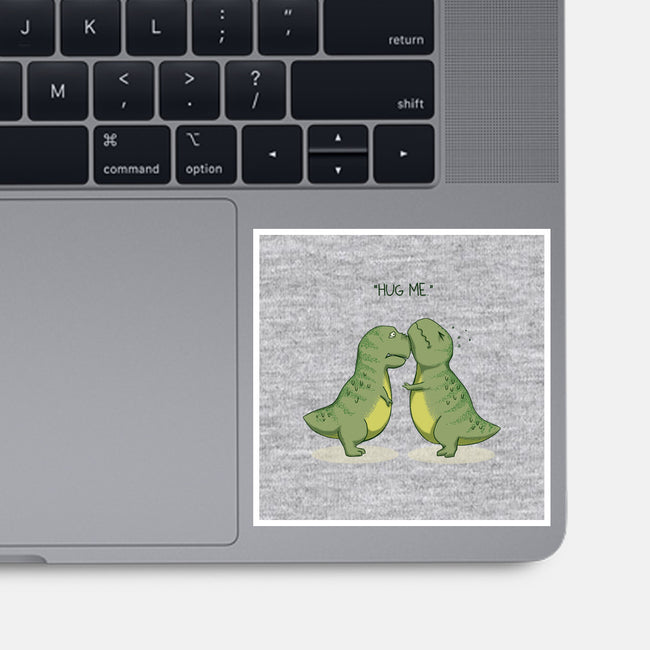 Hug Me-none glossy sticker-AlanBao