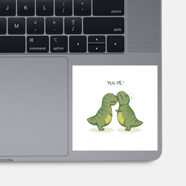 Hug Me-none glossy sticker-AlanBao